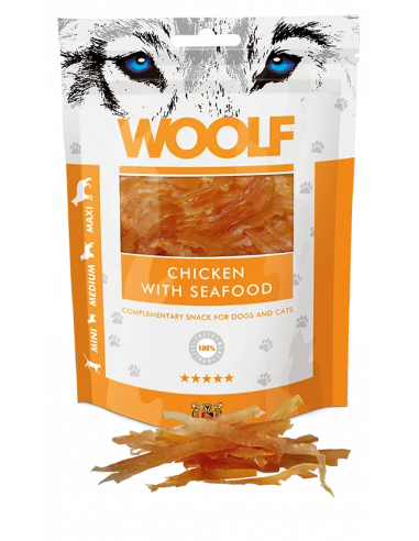 Woolf Earth Chicken and seafood 100g