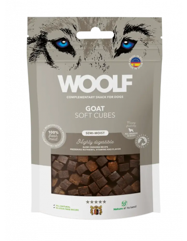 Woolf Earth Soft cubes Goat 100g