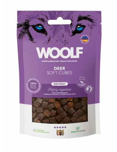 Woolf Earth Soft cubes Deer 100g