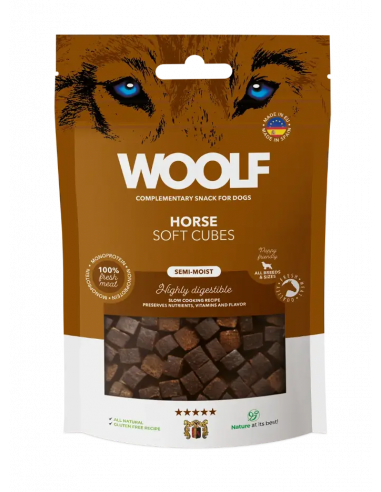 Woolf Earth Soft cubes Horse 100g