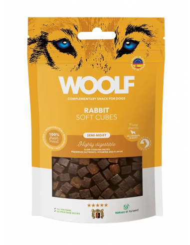 Woolf Earth Soft cubes Rabbit 100g