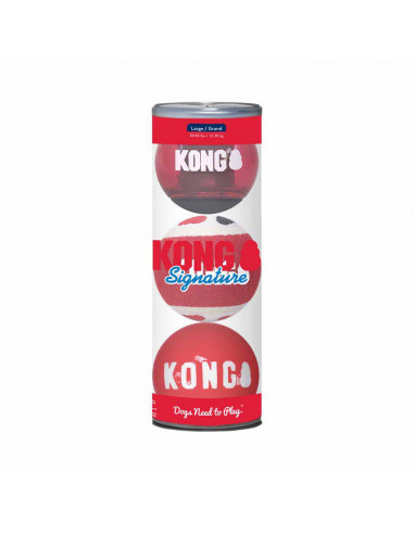 Kong Signature Balls 3-pack Large Mix...